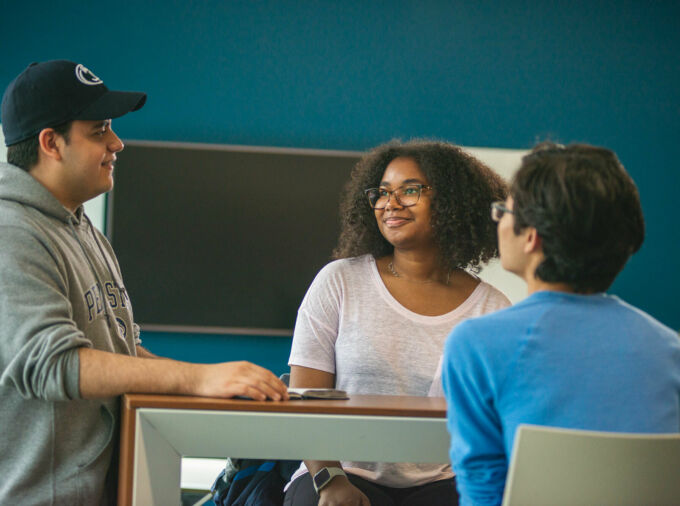 students in a classroom