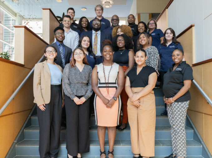 McNair Scholars posing for a group photo at the Penn State Hotel & Conference Center