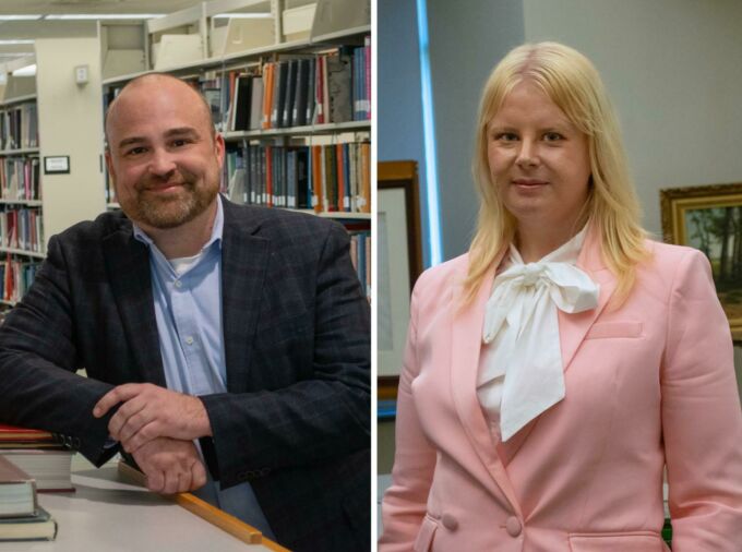 Side by side headshots of Timothy D. Smith and Maria Rovito.